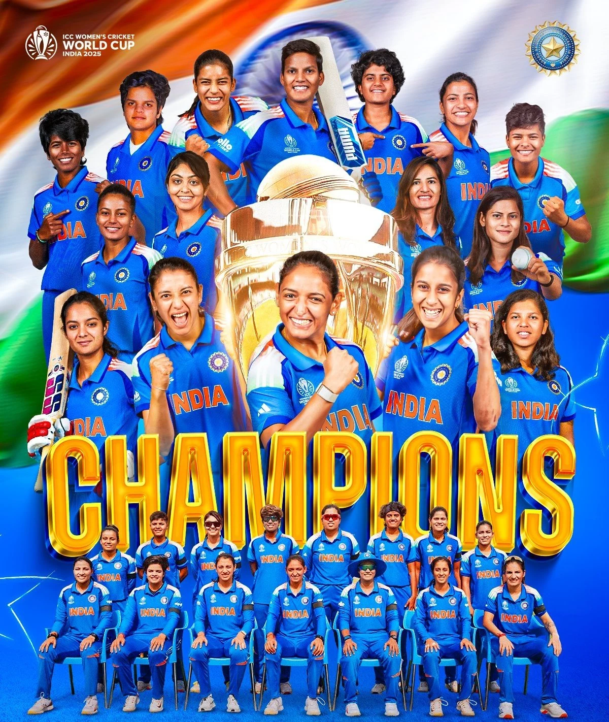 PM congratulates Indian team on winning ICC Women’s Cricket World Cup 2025