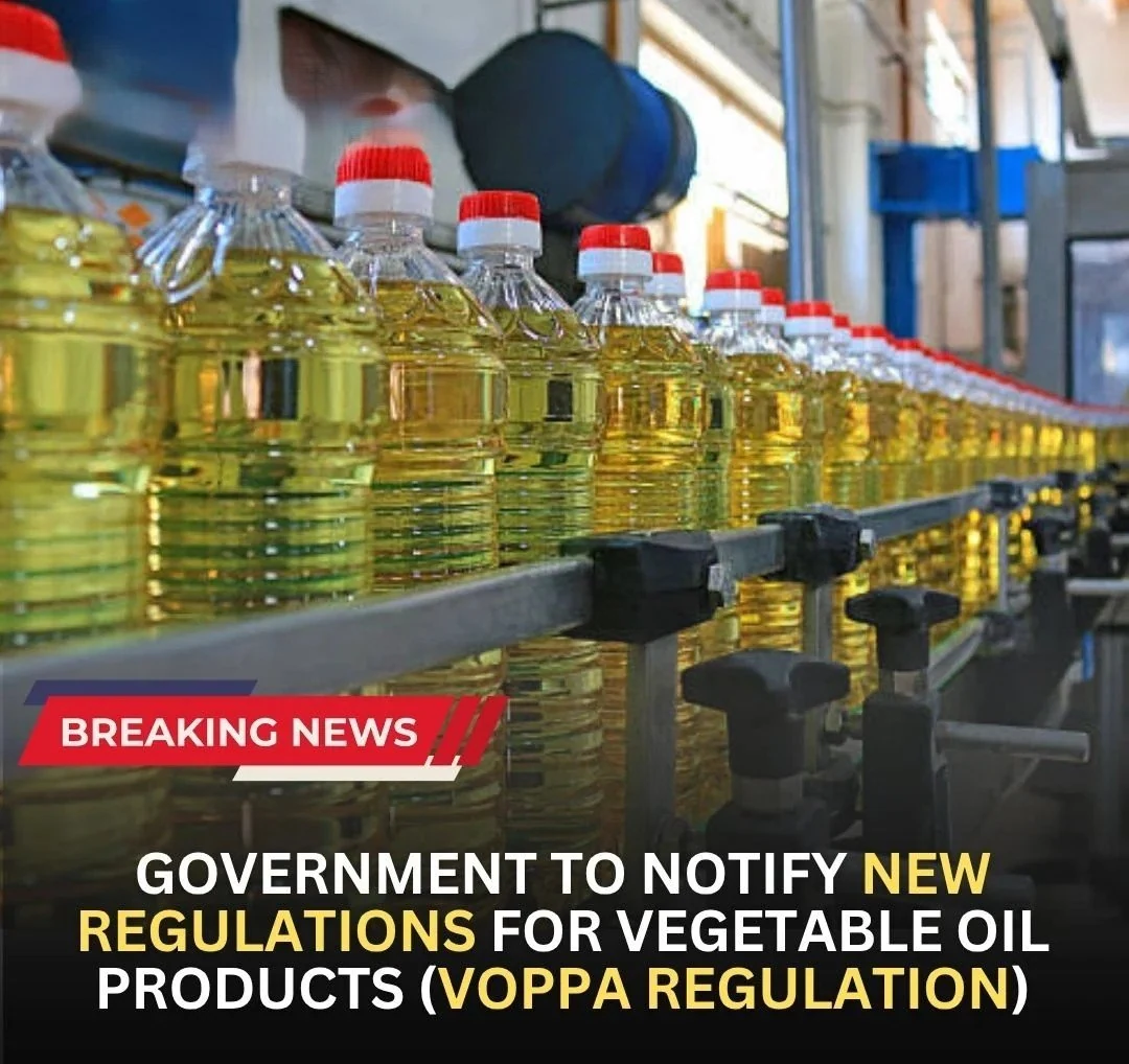 Non-compliance with Vegetable Oil Products, Production and Availability (Regulation) Order, 2011 to result in strict action: Department of Food and Public Distribution, GoI