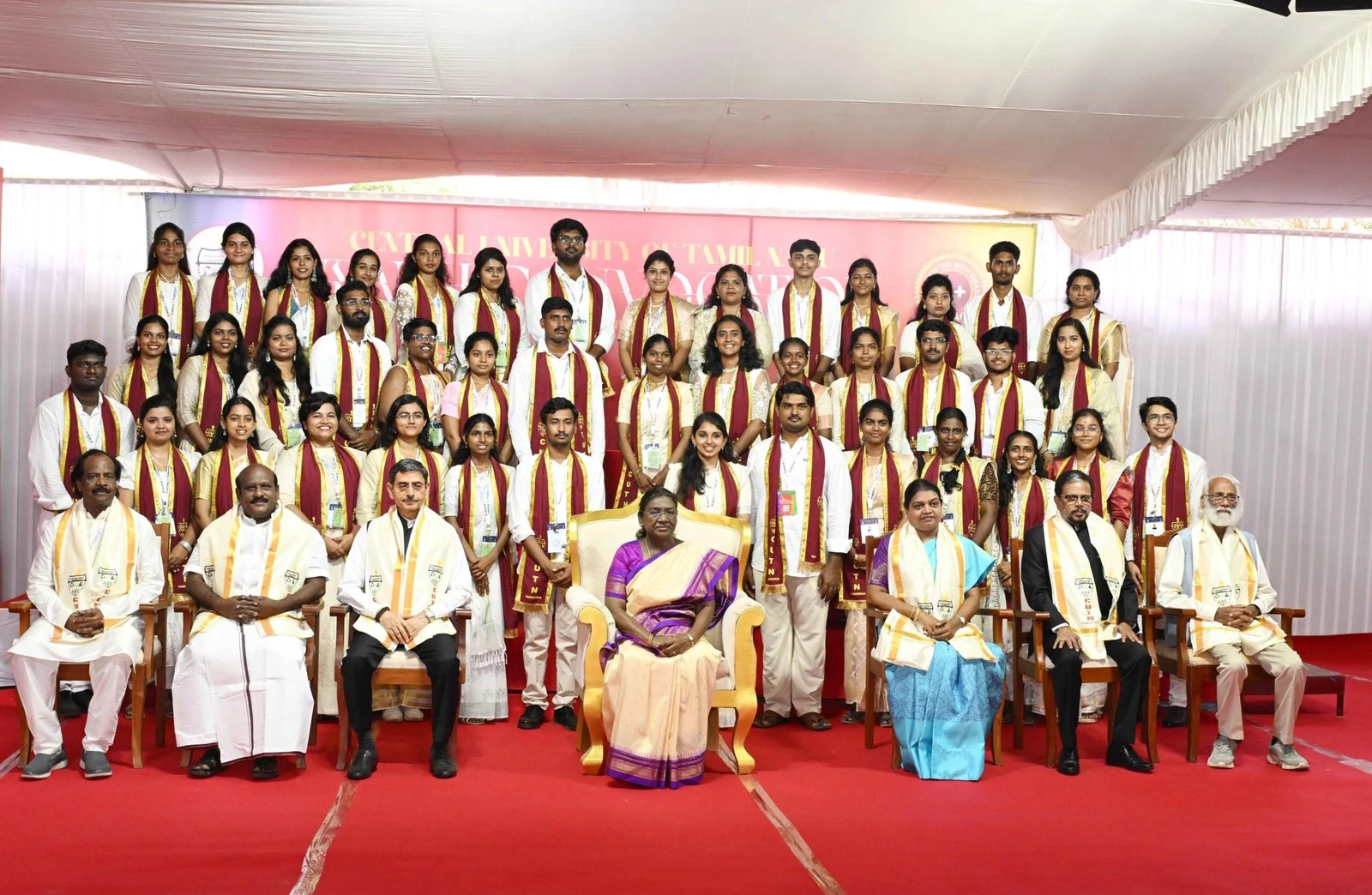 PRESIDENT OF INDIA GRACES CONVOCATION CEREMONY OF THE CENTRAL UNIVERSITY OF TAMIL NADU