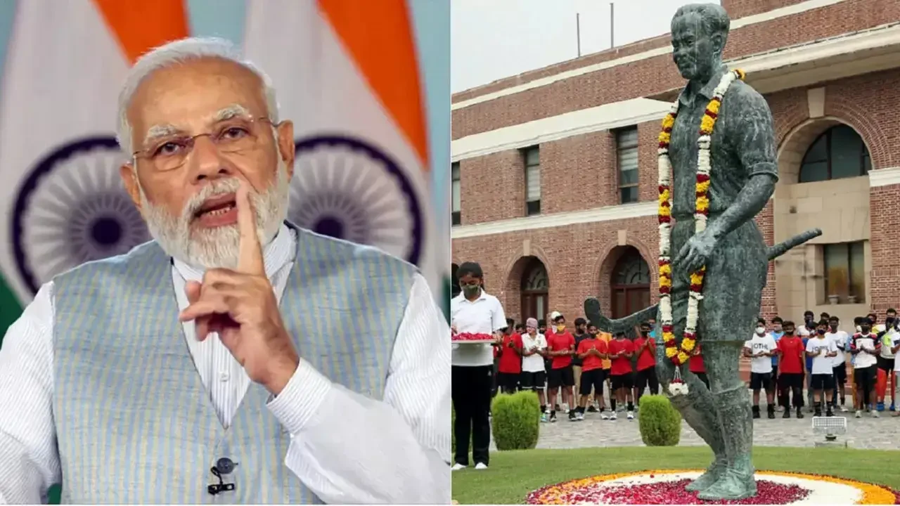 PM Extends Greetings on National Sports Day, Pays Tribute to Major Dhyan Chand