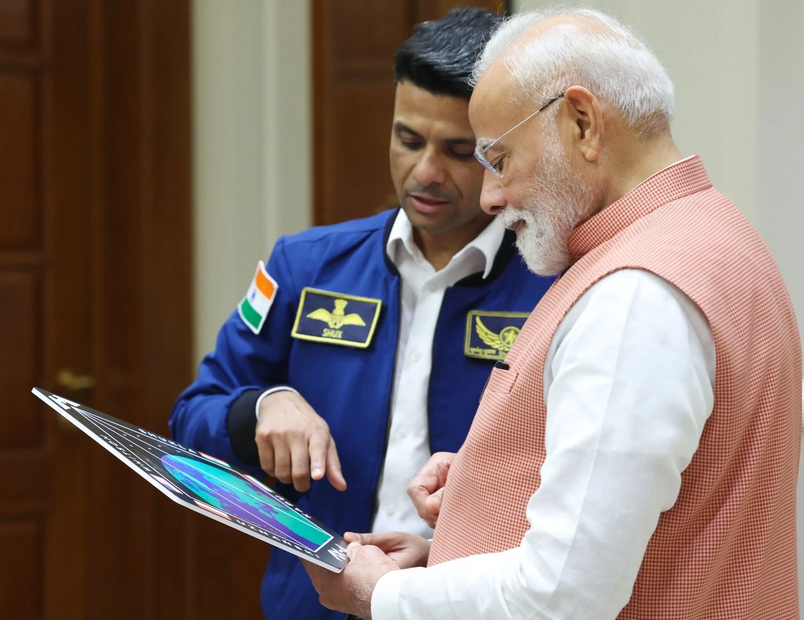 Prime Minister interacts with Astronaut Shubhanshu Shukla