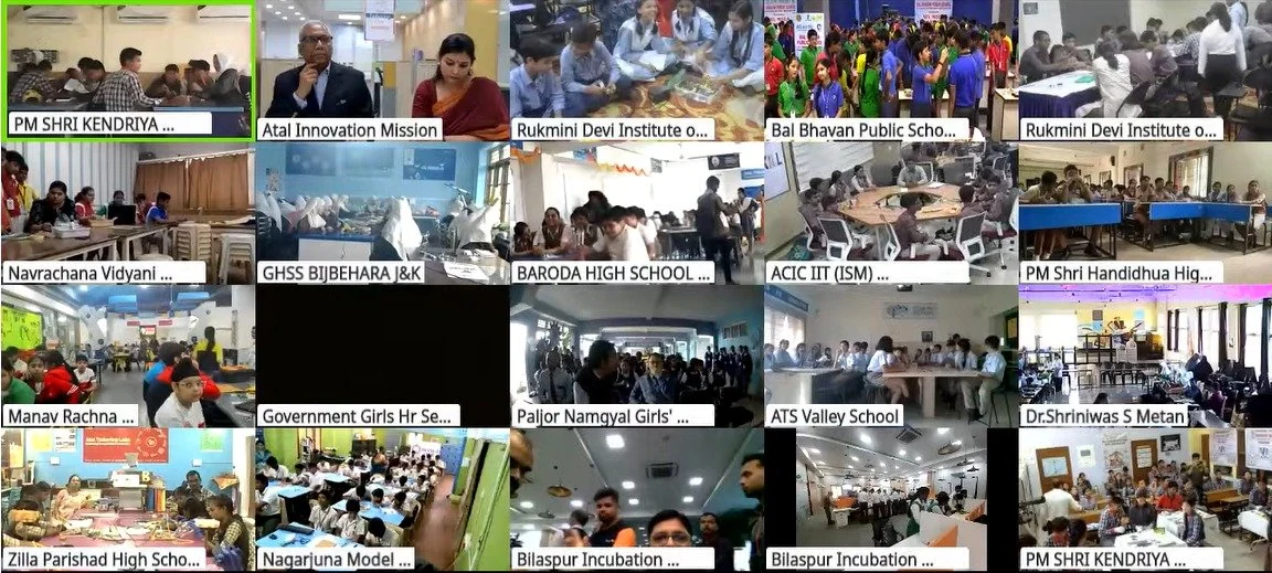 ndia’s largest ‘Tinkering’ event by Atal Innovation Mission unites 10,000 schools in live national innovation movement