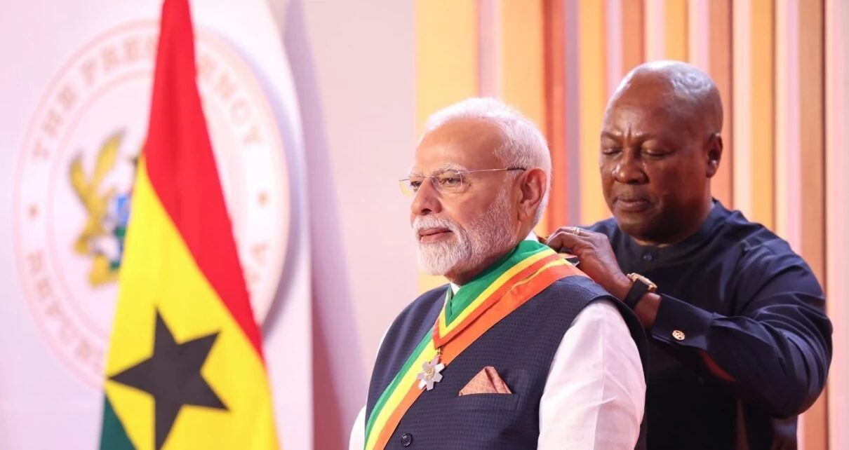Prime Minister receives the National Honour of Ghana