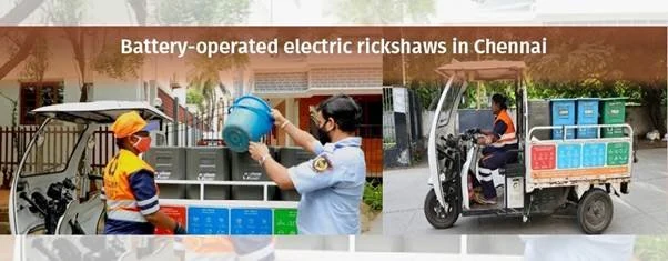 The integration of electric vehicles (EVs) into household waste collection marks a transformative step under the Swachh Bharat Mission-Urban (SBM-U)