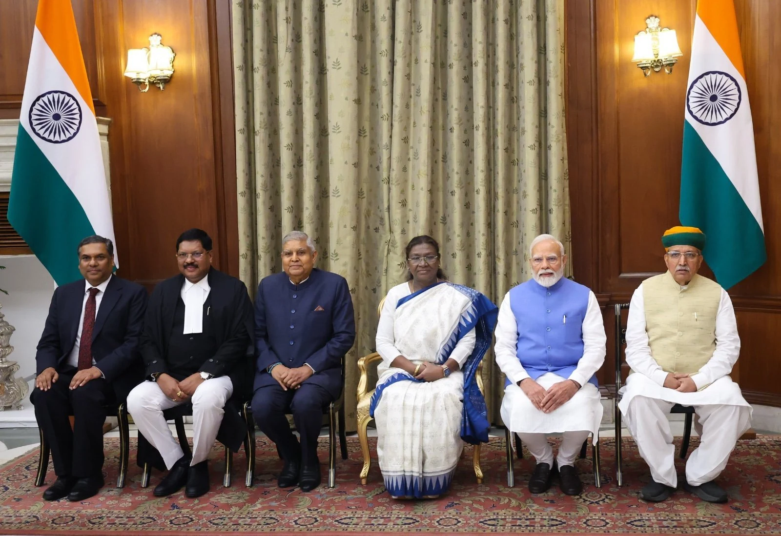Prime Minister attends the swearing in ceremony of Justice Bhushan Ramkrishna Gavai as the Chief Justice of the Supreme Court