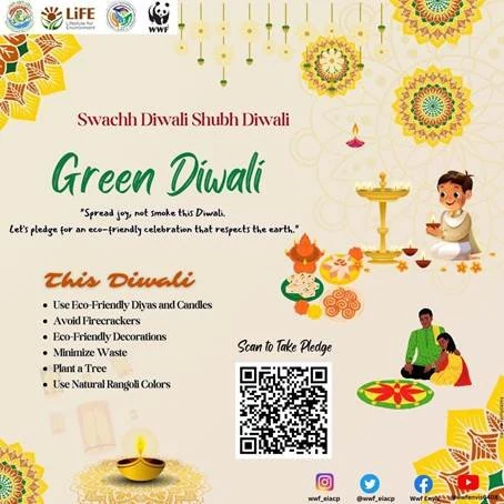 WWF Programme Centre Promotes celebration of Swachh Diwali, Shubh Diwali: A Green, Plastic-Free Festival for a Sustainable Future”
